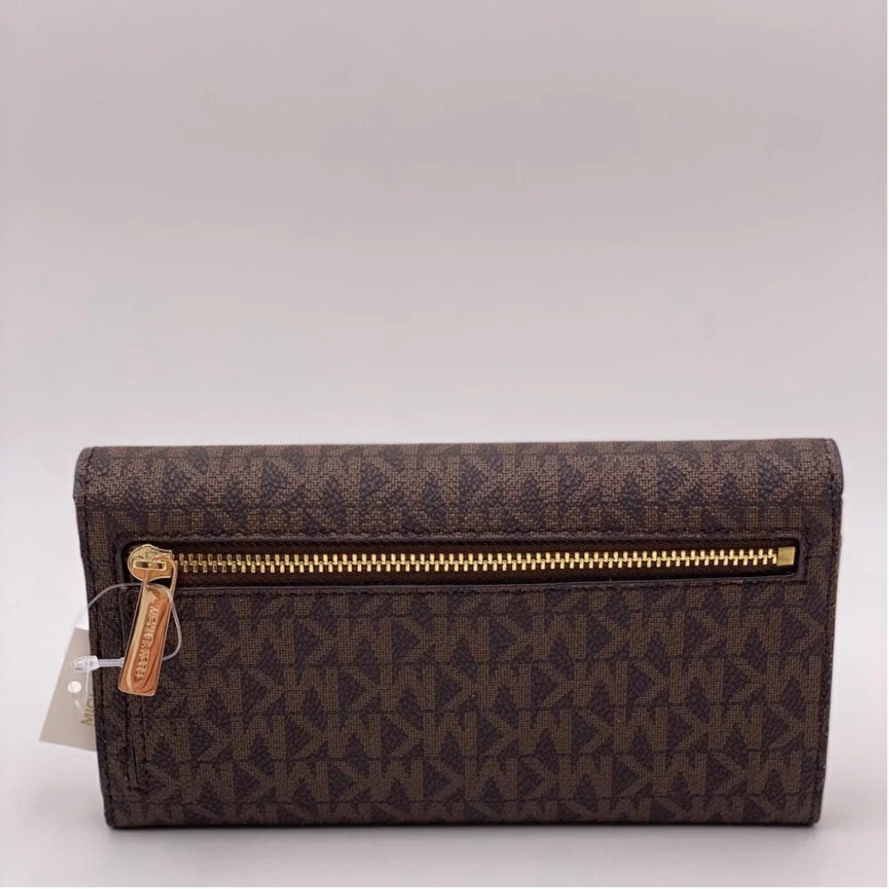 Michael Kors Jet Set Trifold Wallet Brown